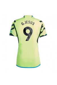 Arsenal Gabriel Jesus #9 Fotballdrakt Borte Klær 2023-24 Korte ermer